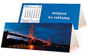 Kalendarze biurkowe - PIRAMIDKA duża - wzór KP3-034
