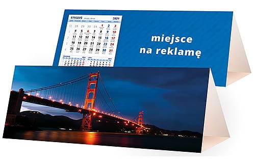kalendarze biurkowe - piramidki - wzór KP3-034