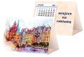 kalendarze biurkowe - piramidki - wzór KP1-061