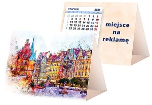 Kalendarze biurkowe - PIRAMIDKA mała - wzór KP1-061