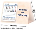 kalendarze biurkowe - piramidki - wzór KP1-061