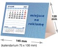kalendarze biurkowe - piramidki - wzór KP1-064