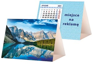 Kalendarze biurkowe - PIRAMIDKA mała - wzór KP1-065