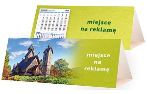 Kalendarze biurkowe - PIRAMIDKA duża - wzór KP3-037