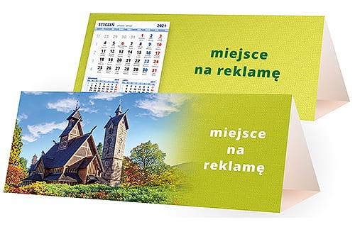 kalendarze biurkowe - piramidki - wzór KP3-037