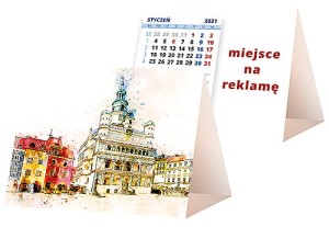 Kalendarze biurkowe - PIRAMIDKA mała - wzór KP1-068
