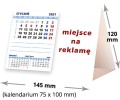 kalendarze biurkowe - piramidki - wzór KP1-068