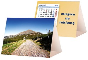 Kalendarze biurkowe - PIRAMIDKA mała - wzór KP1-069