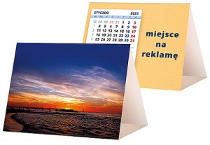 Kalendarze biurkowe - PIRAMIDKA mała - wzór KP1-071