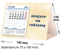 kalendarze biurkowe - piramidki - wzór KP1-073