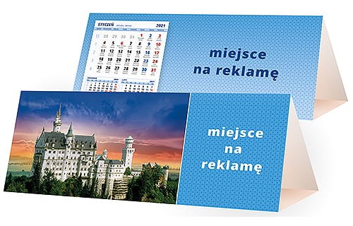 kalendarze biurkowe - piramidki - wzór KP3-042