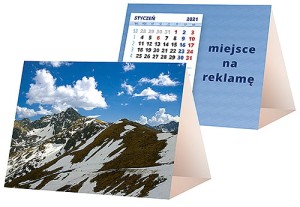 Kalendarze biurkowe - PIRAMIDKA mała - wzór KP1-075