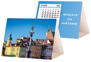 Kalendarze biurkowe - PIRAMIDKA mała - wzór KP1-076