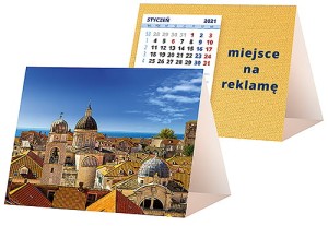 Kalendarze biurkowe - PIRAMIDKA mała - wzór KP1-077