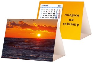 Kalendarze biurkowe - PIRAMIDKA mała - wzór KP1-079