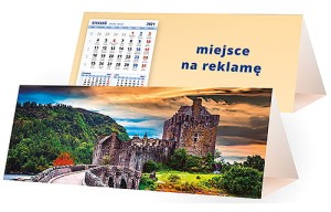Kalendarze biurkowe - PIRAMIDKA duża - wzór KP3-045
