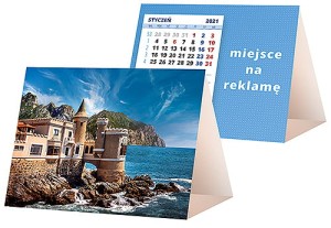 Kalendarze biurkowe - PIRAMIDKA mała - wzór KP1-081