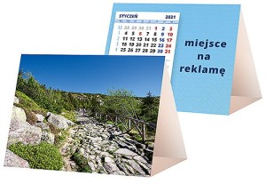 Kalendarze biurkowe - PIRAMIDKA mała - wzór KP1-082