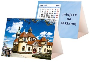 Kalendarze biurkowe - PIRAMIDKA mała - wzór KP1-083