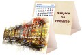 kalendarze biurkowe - piramidki - wzór KP1-084