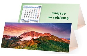 Kalendarze biurkowe - PIRAMIDKA duża - wzór KP3-047
