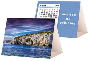 Kalendarze biurkowe - PIRAMIDKA mała - wzór KP1-085