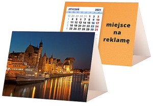 Kalendarze biurkowe - PIRAMIDKA mała - wzór KP1-086