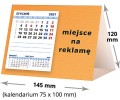 kalendarze biurkowe - piramidki - wzór KP1-086