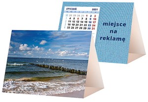 Kalendarze biurkowe - PIRAMIDKA mała - wzór KP1-087