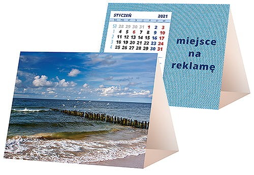 kalendarze biurkowe - piramidki - wzór KP1-087