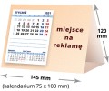 kalendarze biurkowe - piramidki - wzór KP1-088