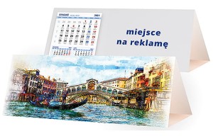 Kalendarze biurkowe - PIRAMIDKA duża - wzór KP3-049
