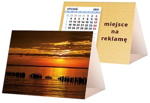 Kalendarze biurkowe - PIRAMIDKA mała - wzór KP1-089