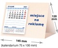 kalendarze biurkowe - piramidki - wzór KP1-090