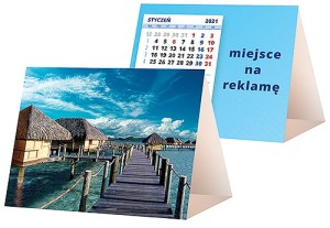 Kalendarze biurkowe - PIRAMIDKA mała - wzór KP1-092