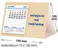 kalendarze biurkowe - piramidki - wzór KP1-093