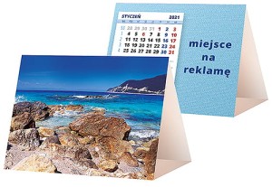 Kalendarze biurkowe - PIRAMIDKA mała - wzór KP1-094