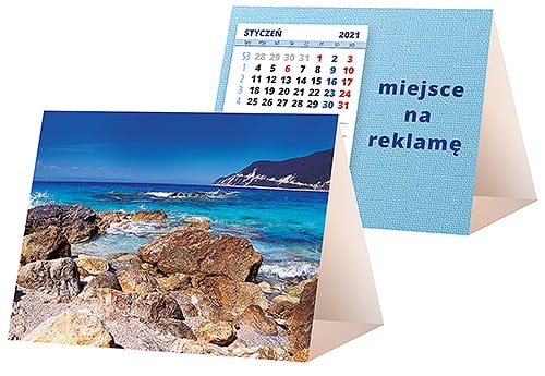 kalendarze biurkowe - piramidki - wzór KP1-094