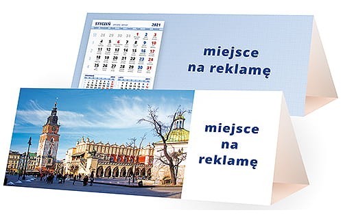 kalendarze biurkowe - piramidki - wzór KP3-052