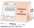 kalendarze biurkowe - piramidki - wzór KP1-095