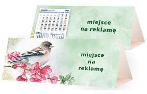 Kalendarze biurkowe - PIRAMIDKA duża - wzór KP3-053