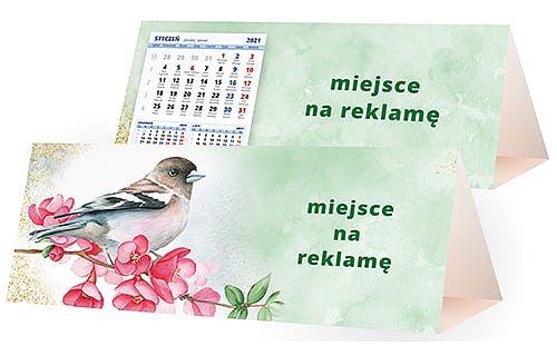 kalendarze biurkowe - piramidki - wzór KP3-053