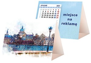 Kalendarze biurkowe - PIRAMIDKA mała - wzór KP1-098