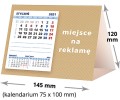 kalendarze biurkowe - piramidki - wzór KP1-099