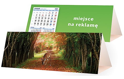 kalendarze biurkowe - piramidki - wzór KP3-054