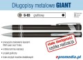 Długopisy metalowe GIANT z grawerem - kolor G-03 grafitowy