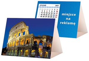 Kalendarze biurkowe - PIRAMIDKA mała - wzór KP1-102