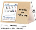 kalendarze biurkowe - piramidki - wzór KP1-103