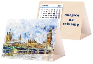 Kalendarze biurkowe - PIRAMIDKA mała - wzór KP1-105
