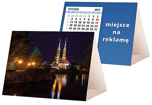 kalendarze biurkowe - piramidki - wzór KP1-106